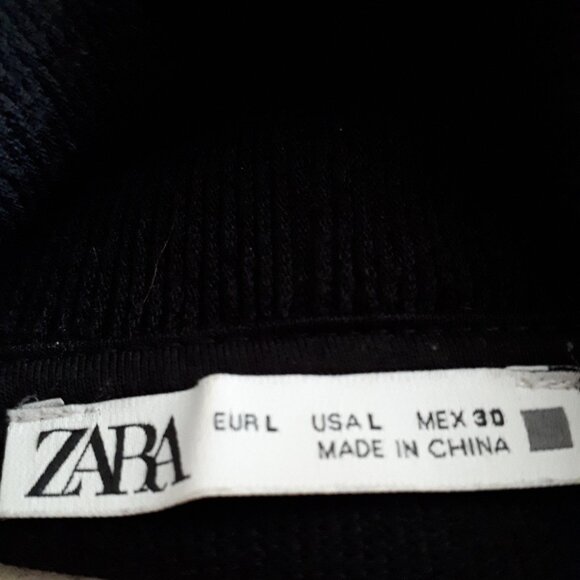 Zara Sweater - Black with silver studs - Size L - Picture 5 of 5